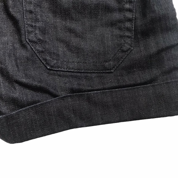 Hudson Size 28 Blue High Rise Pleated Cuffed Denim Shorts - Picture 8 of 8